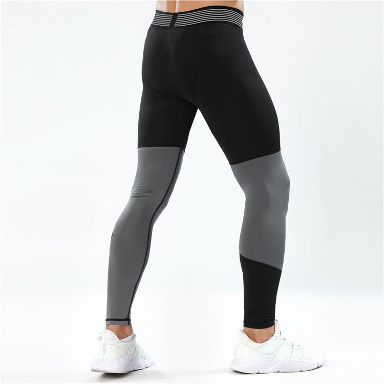 Men's Quick-Drying Stretch Tights for Fitness Running