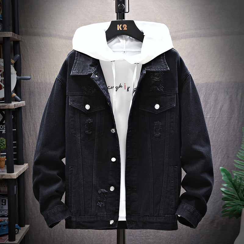 2019 Autumn Korean Style Men's Denim Jacket (Couple)