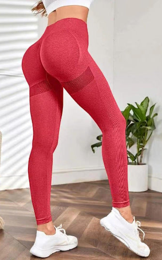 15 Color Seamless High-Waist Yoga Leggings for Women