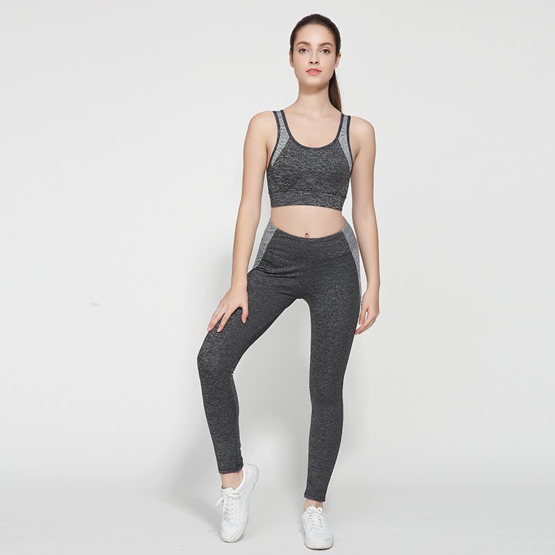 Women's Yoga Set with Sports Bra and Leggings