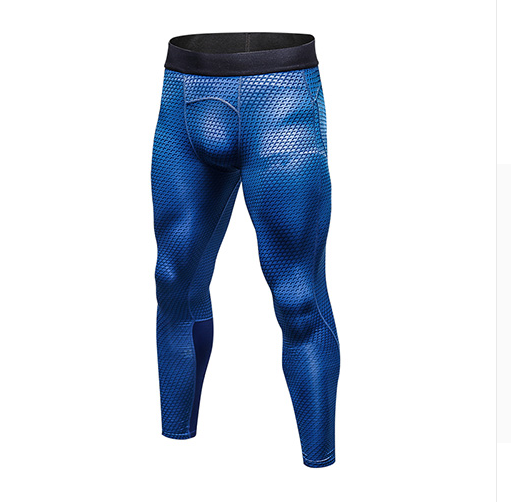 Men's 3D Printed Quick-Dry Fitness Running Pants