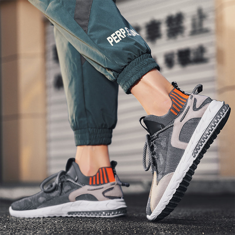 Men's Breathable Knit Sports Running Shoes (Casual)