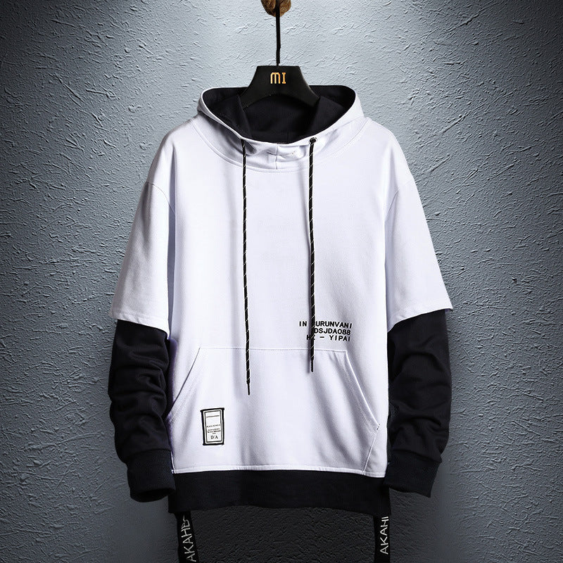 Men's Fashion Korean Style Hooded Sweatshirt Jacket