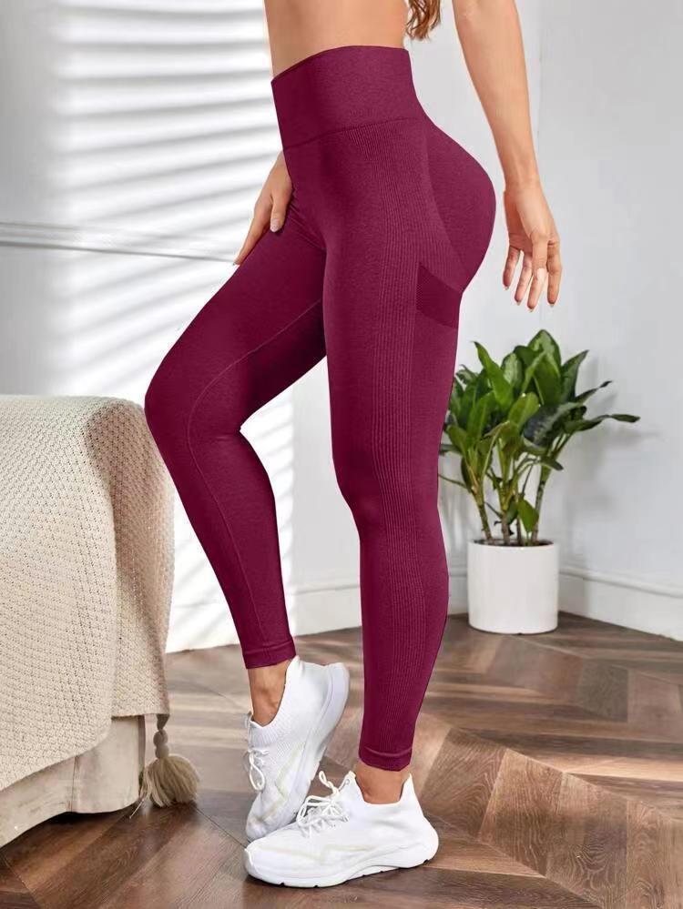 15 Color Seamless High-Waist Yoga Leggings for Women