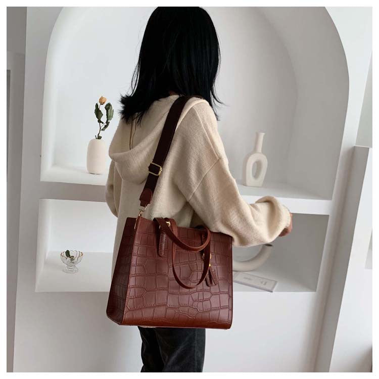 Fashionable Stone Pattern Tote Bag for Women
