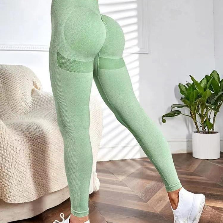 15 Color Seamless High-Waist Yoga Leggings for Women