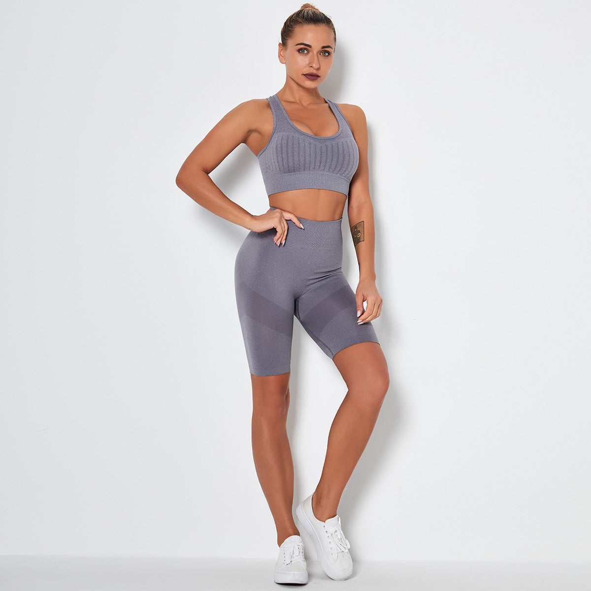 Athletic Women's Yoga Set - Sports Bra & Leggings