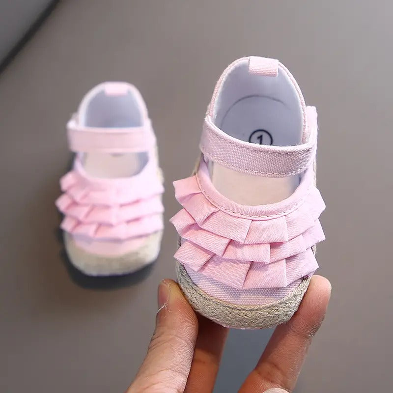 Soft Bottom Toddler Shoes for Baby Girls (0-1 Years)