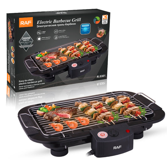 Electric BBQ Grill for Home and Outdoor Use
