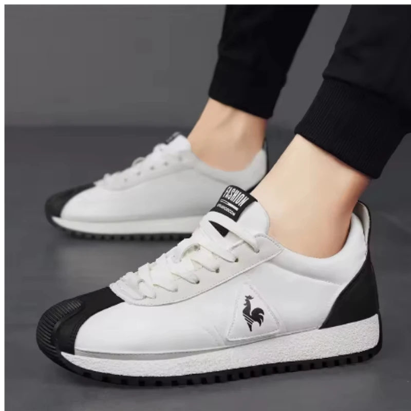 Men's Casual Running Sneakers Non-Slip Jogging Comfort Breathable Lace-up Sport Shoes Male's Outdoor Soft-soled footwear