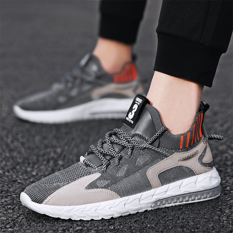 Men's Breathable Knit Sports Running Shoes (Casual)