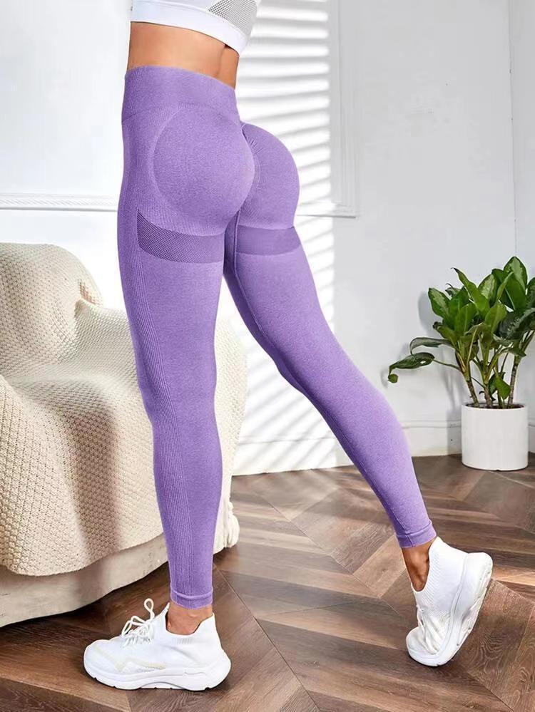 15 Color Seamless High-Waist Yoga Leggings for Women