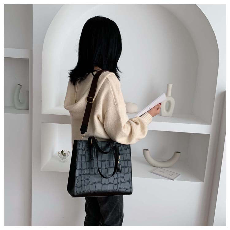 Fashionable Stone Pattern Tote Bag for Women