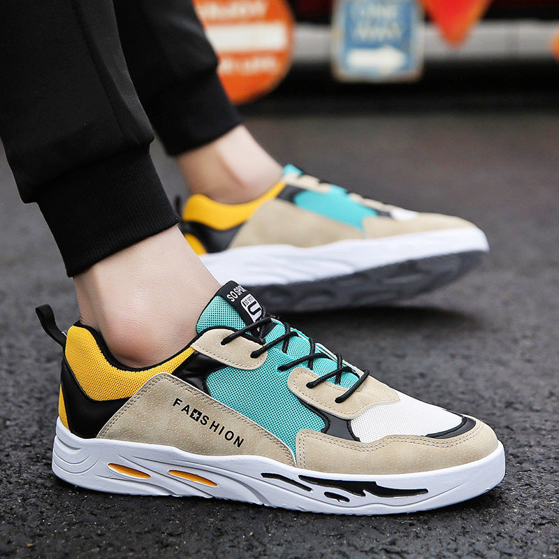 Breathable Mesh Casual Colorblock Dad Sneakers