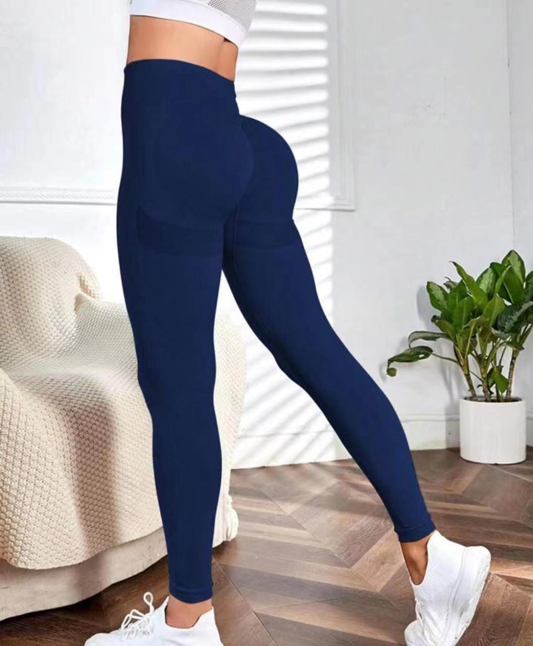 15 Color Seamless High-Waist Yoga Leggings for Women