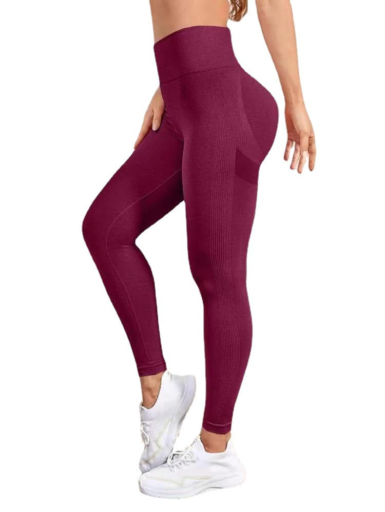 15 Color Seamless High-Waist Yoga Leggings for Women