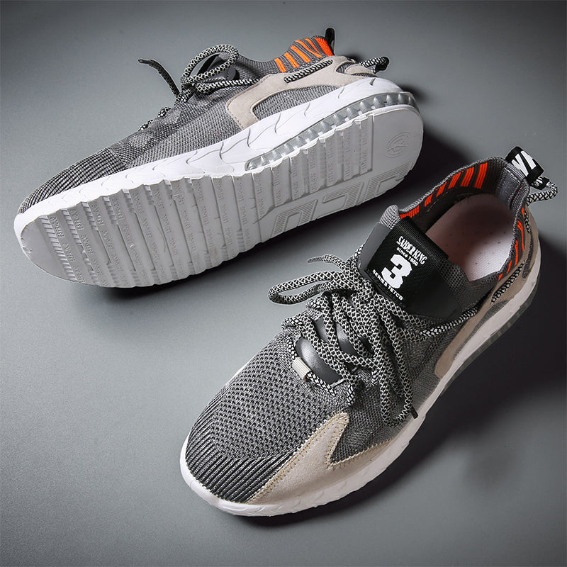 Men's Breathable Knit Sports Running Shoes (Casual)