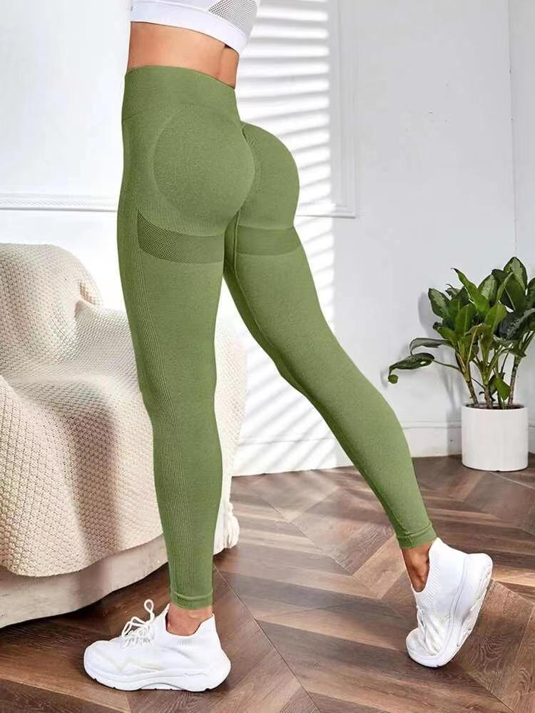 15 Color Seamless High-Waist Yoga Leggings for Women