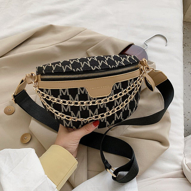 Fashionable Chain Crossbody Bag for Women