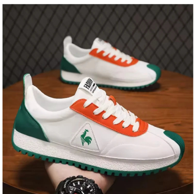Men's Casual Running Sneakers Non-Slip Jogging Comfort Breathable Lace-up Sport Shoes Male's Outdoor Soft-soled footwear