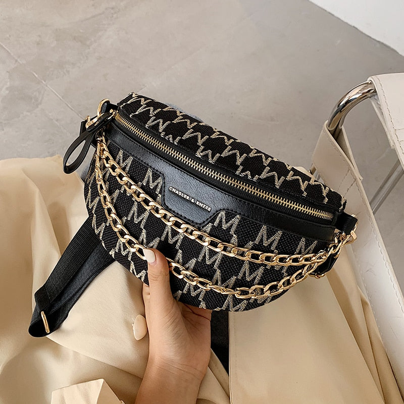 Fashionable Chain Crossbody Bag for Women