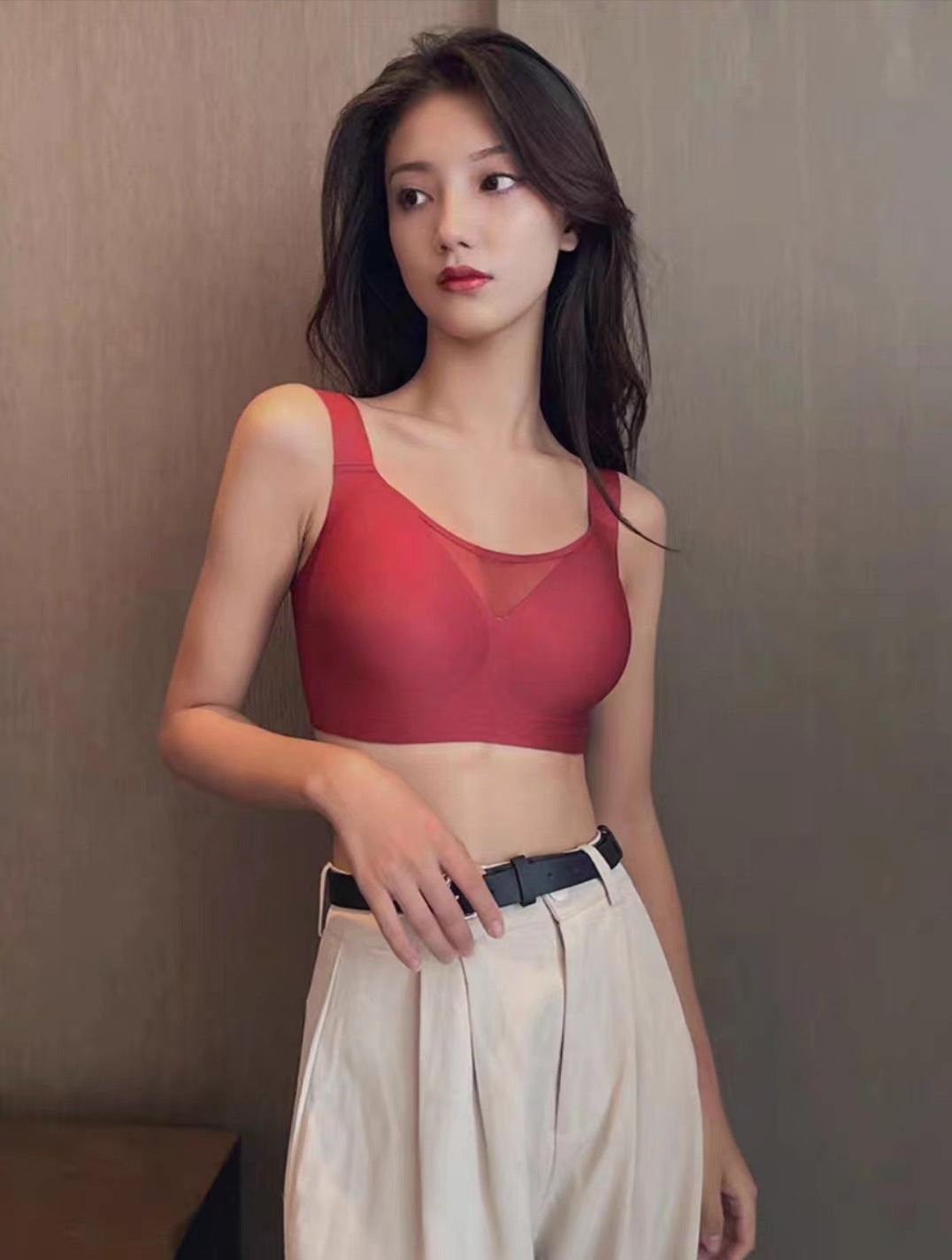 New Mesh Strapless Bra for Larger Busts (Plus Size)