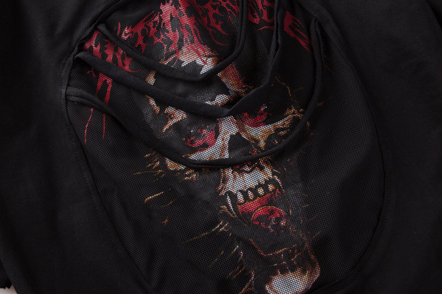 Men's Casual Ripped Short Sleeve Hip Hop T-Shirt