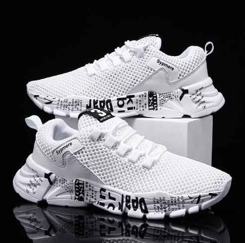 Men's Summer Breathable Casual Sneakers - Korean Style