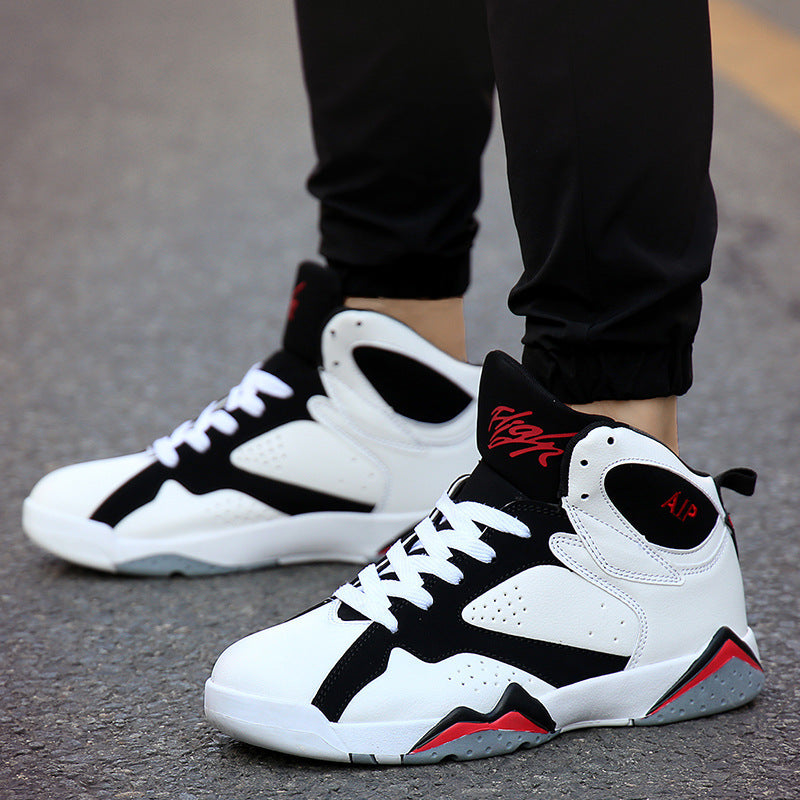 Men's High-Top Basketball Shoes for Couples and Teens