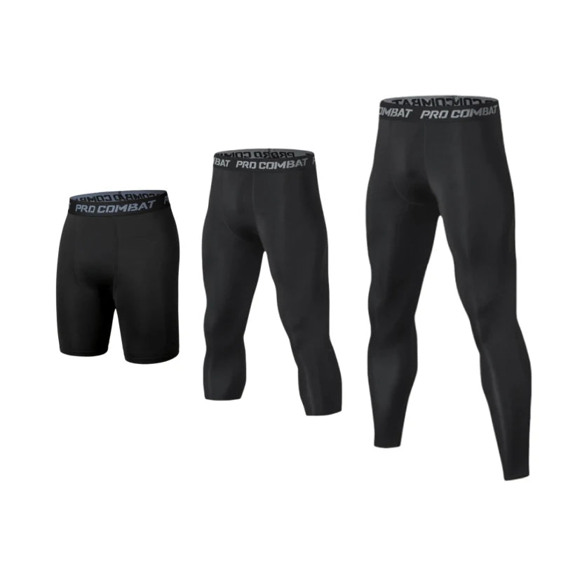 Mens Compression Pants Tights Cool Dry Leggings  Male Sports Baselayer Running Tights Athletic Workout Active Shorts