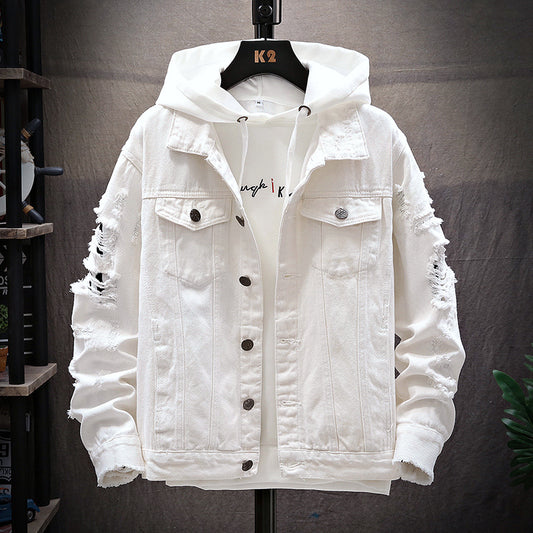 2019 Autumn Korean Style Men's Denim Jacket (Couple)