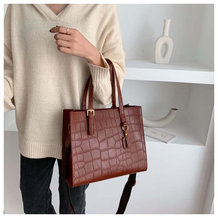 Fashionable Stone Pattern Tote Bag for Women