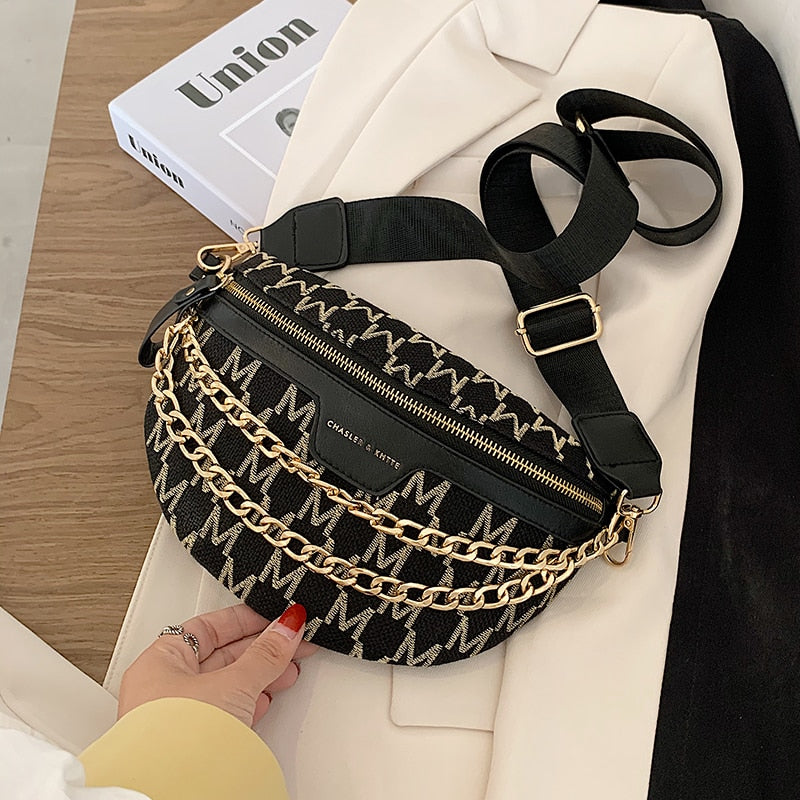 Fashionable Chain Crossbody Bag for Women