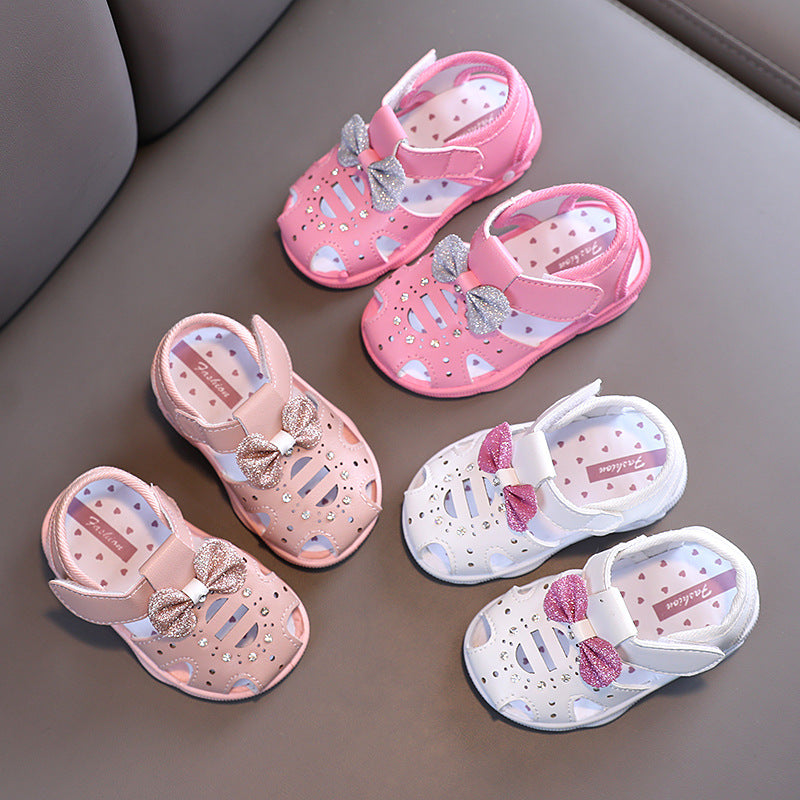 Summer Soft Sole Baby Walking Shoes for Girls (0-2Y)