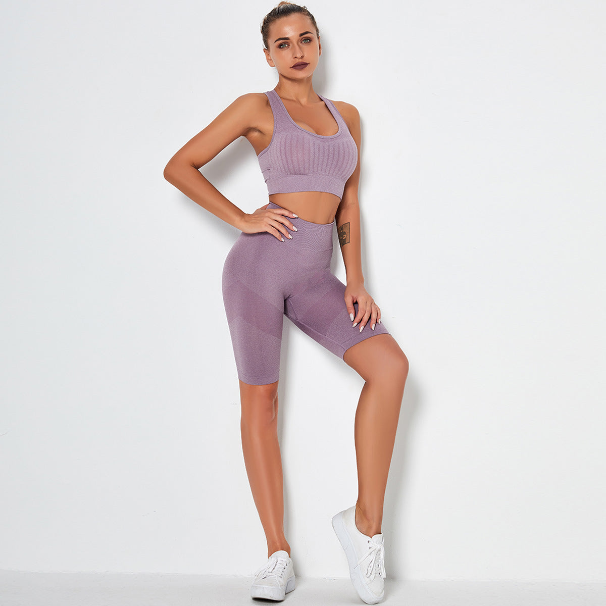 Athletic Women's Yoga Set - Sports Bra & Leggings