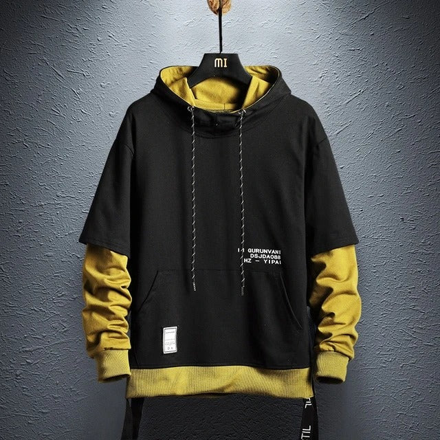 Men's Fashion Korean Style Hooded Sweatshirt Jacket