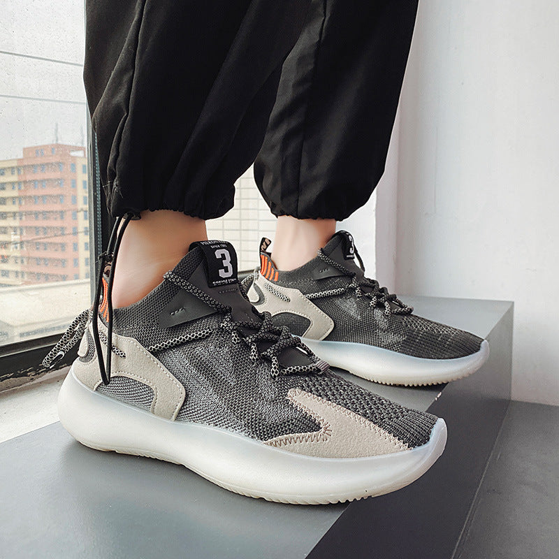 Men's Casual Mesh Sneakers - Versatile Breathable Dad Shoes