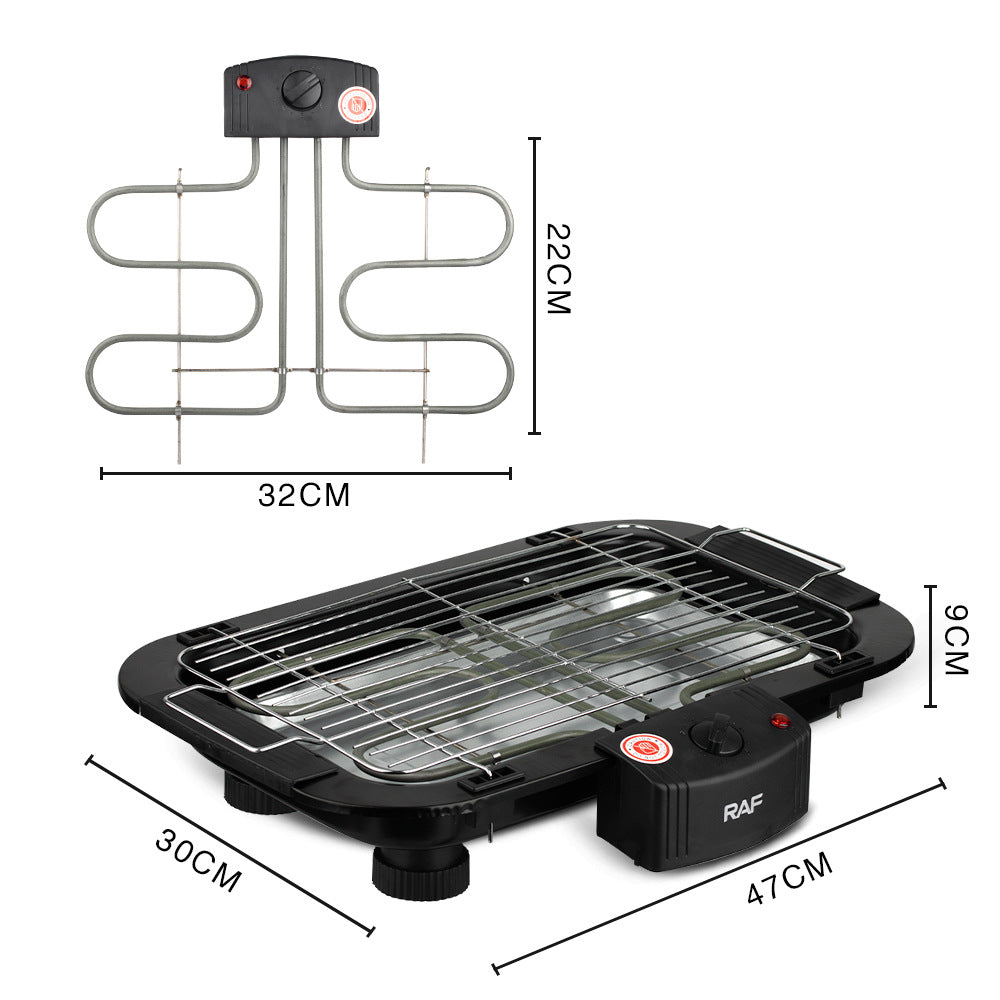 Electric BBQ Grill for Home and Outdoor Use