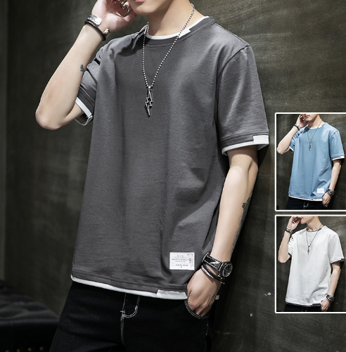Men's Oversized Short Sleeve T-Shirt - Casual Style