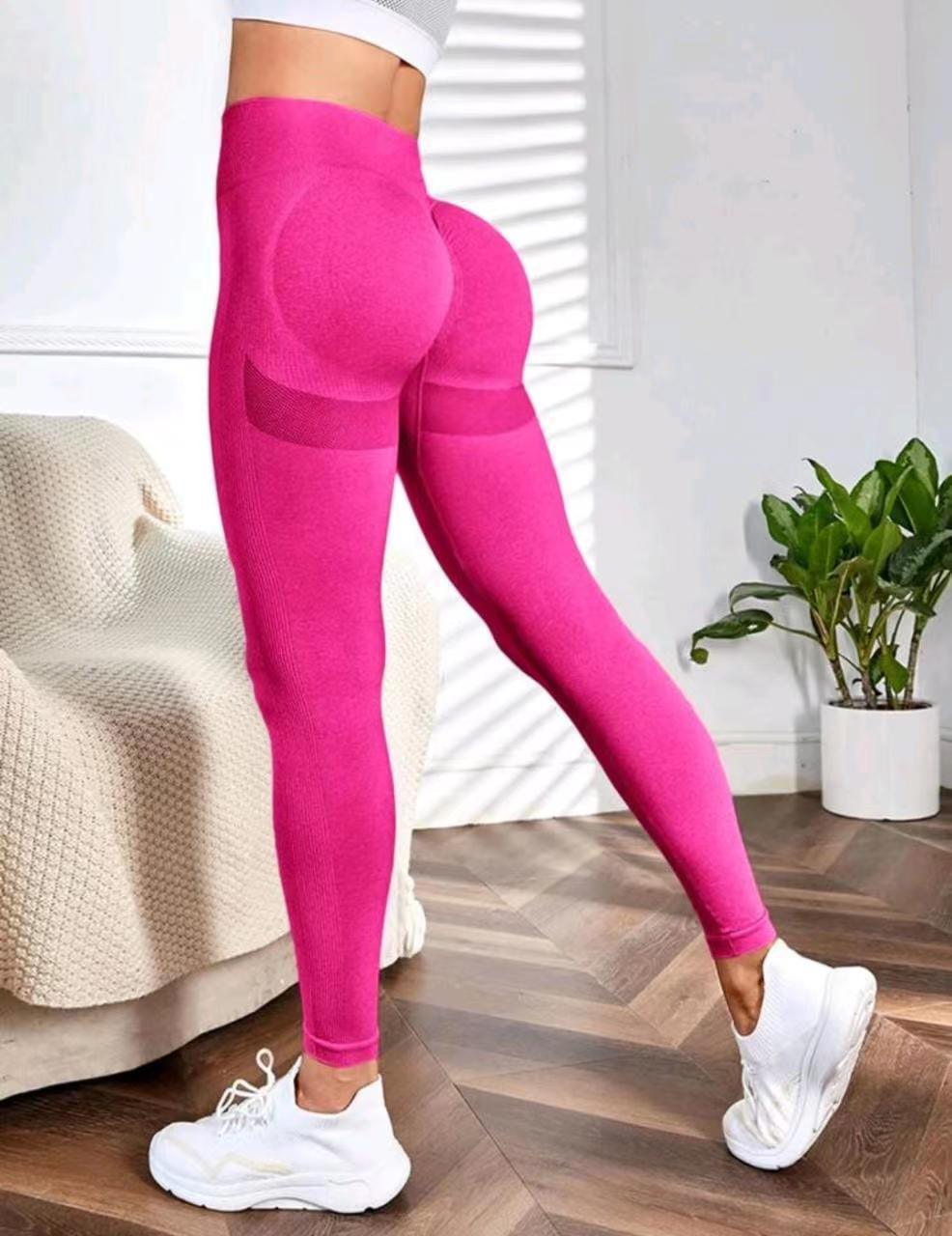 15 Color Seamless High-Waist Yoga Leggings for Women