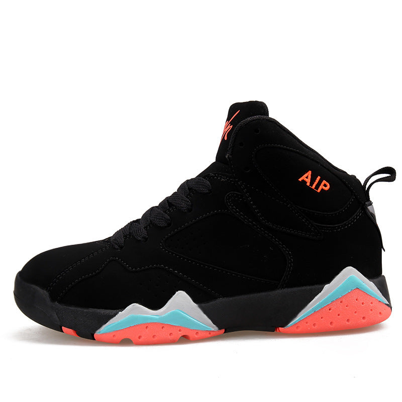 Men's High-Top Basketball Shoes for Couples and Teens