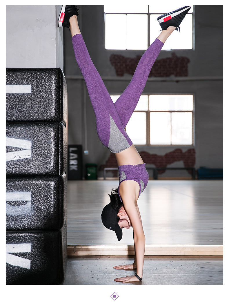 Women's Yoga Set with Sports Bra and Leggings