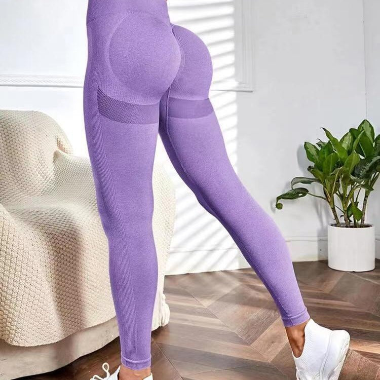 15 Color Seamless High-Waist Yoga Leggings for Women