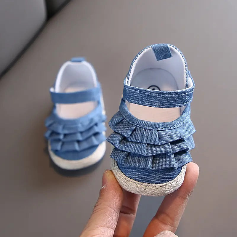 Soft Bottom Toddler Shoes for Baby Girls (0-1 Years)