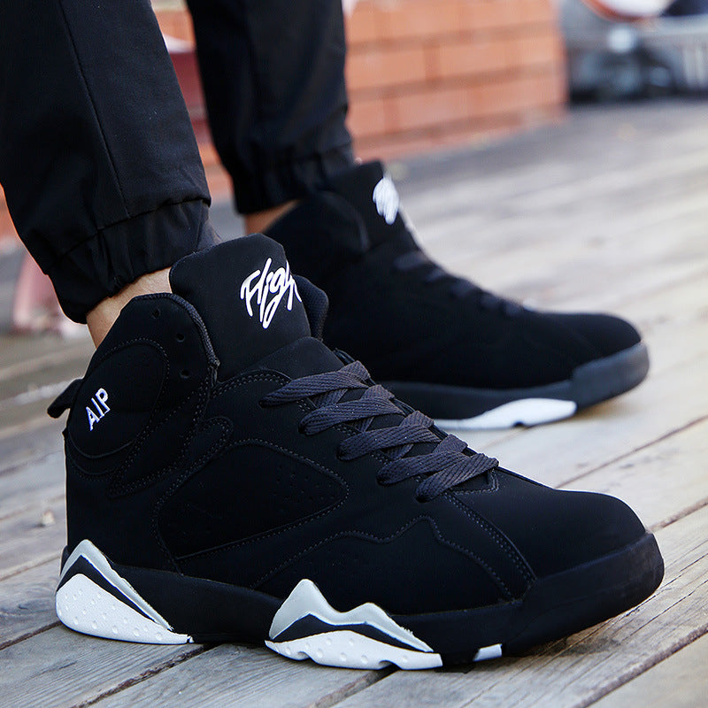 Men's High-Top Basketball Shoes for Couples and Teens