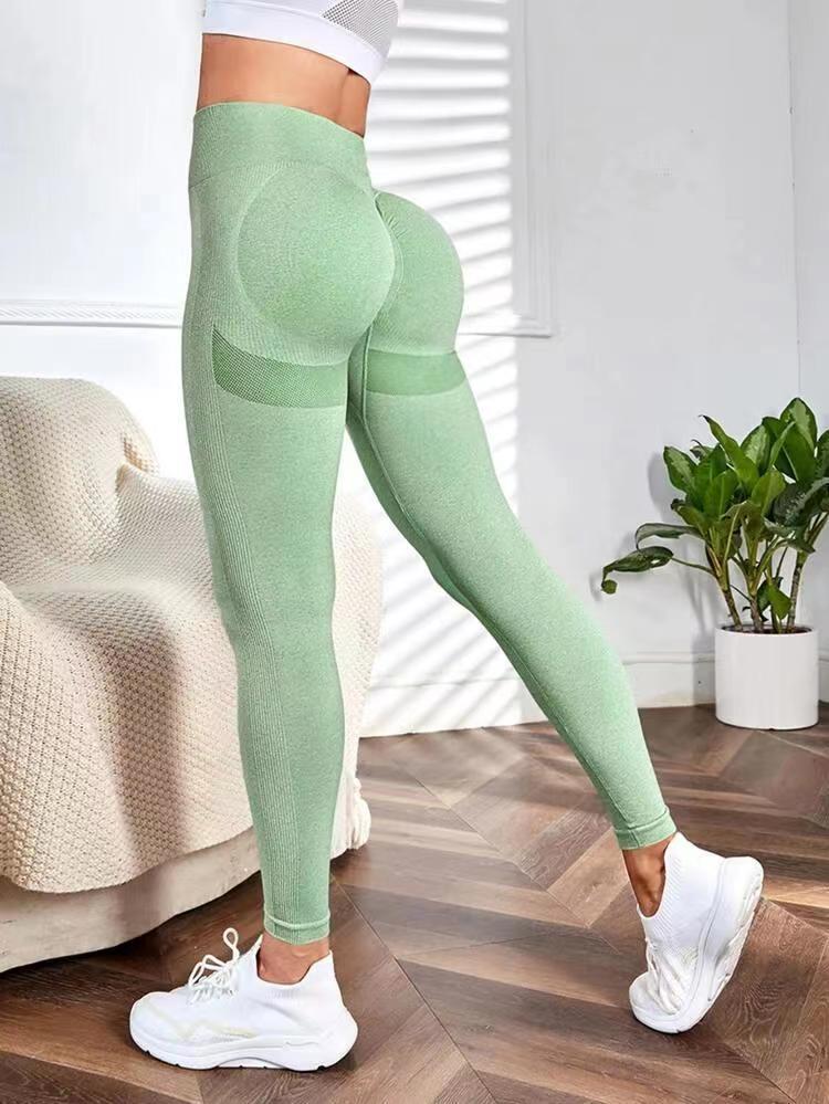 15 Color Seamless High-Waist Yoga Leggings for Women