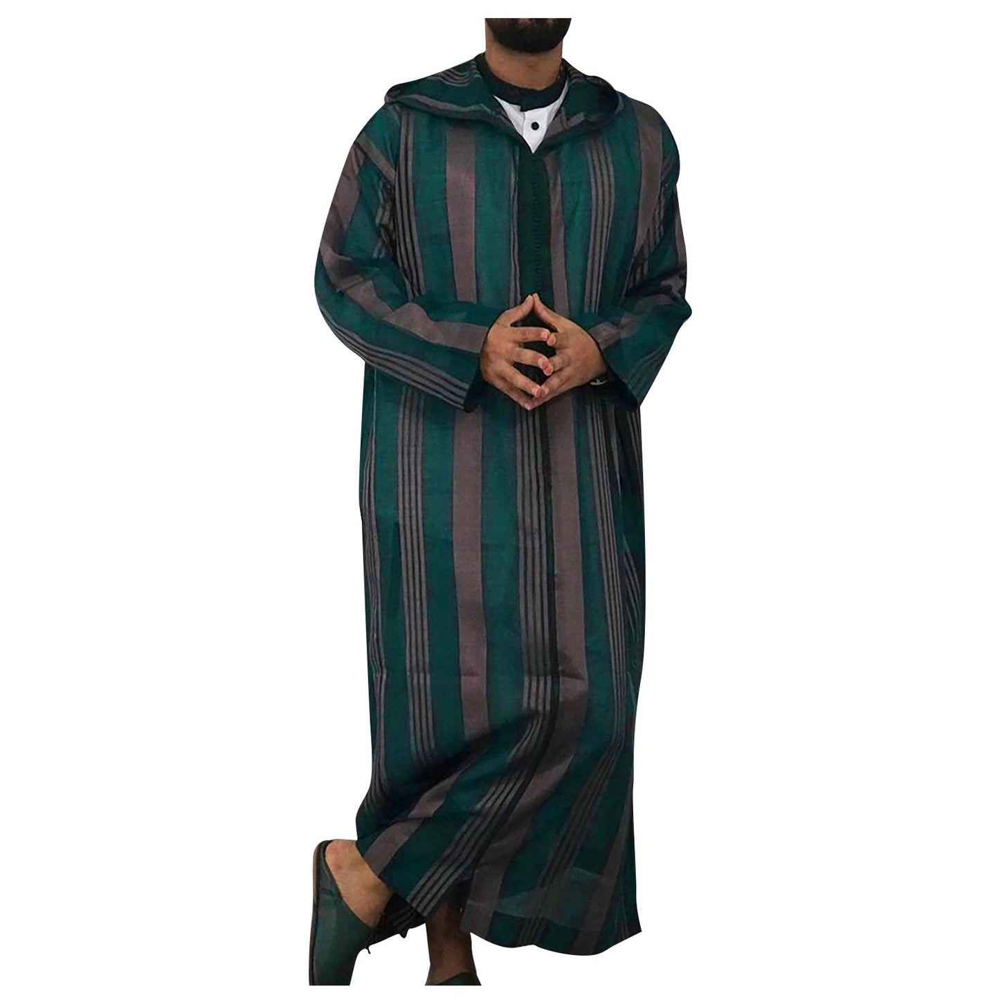 Floral Printed Kaftan Islamic Dress for Men