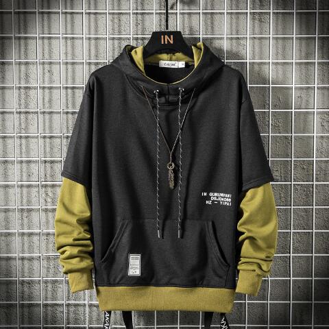 Men's Fashion Korean Style Hooded Sweatshirt Jacket