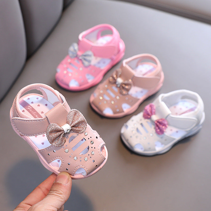 Summer Soft Sole Baby Walking Shoes for Girls (0-2Y)