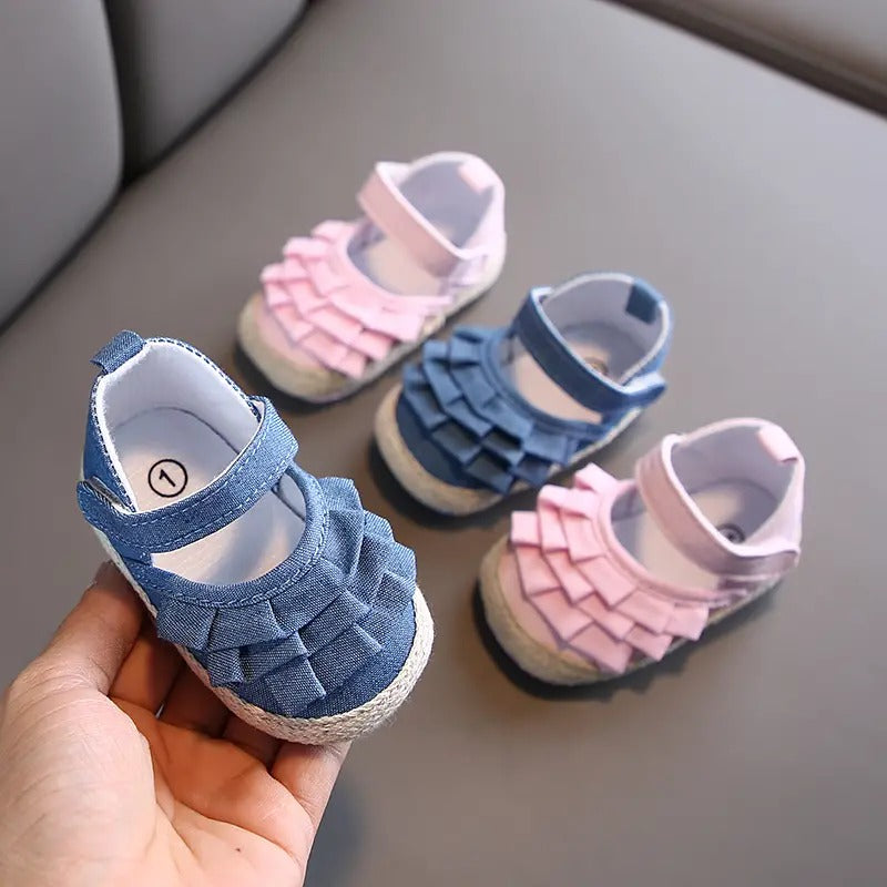 Soft Bottom Toddler Shoes for Baby Girls (0-1 Years)